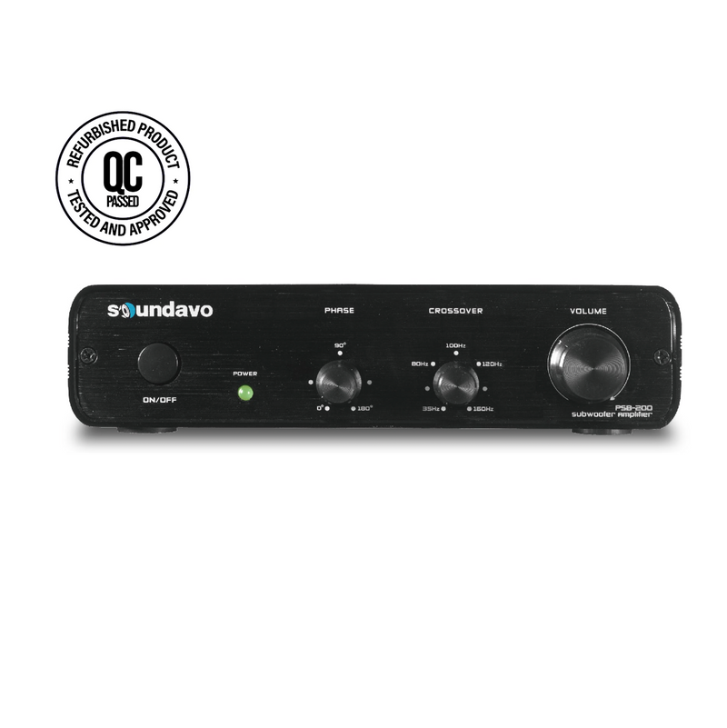 (Outlet/Refurbished) PSB-200 Subwoofer Amplifier with Crossover Phase  Control 200W