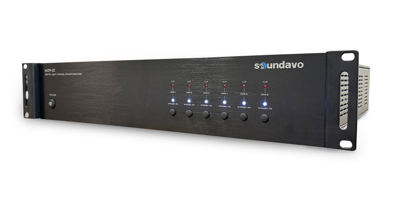 MZA-12 Digital 12-Channel/6-Zone Power Amplifier with S/PDIF