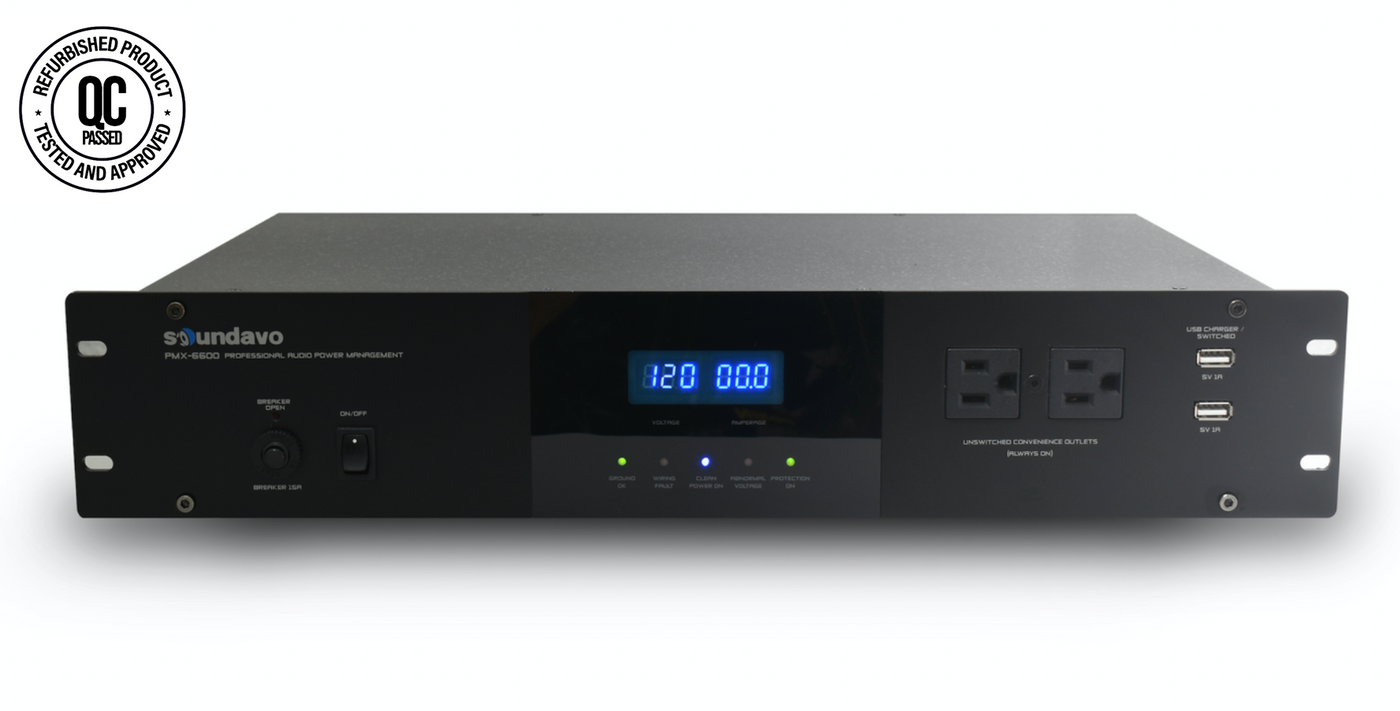 Outlet/Refurbished) PMX-6600 PROFESSIONAL AUDIO POWER MANAGEMENT Outlet/Refurbished) PMX-6600 PROFESSIONAL AUDIO POWER MANAGEMENT