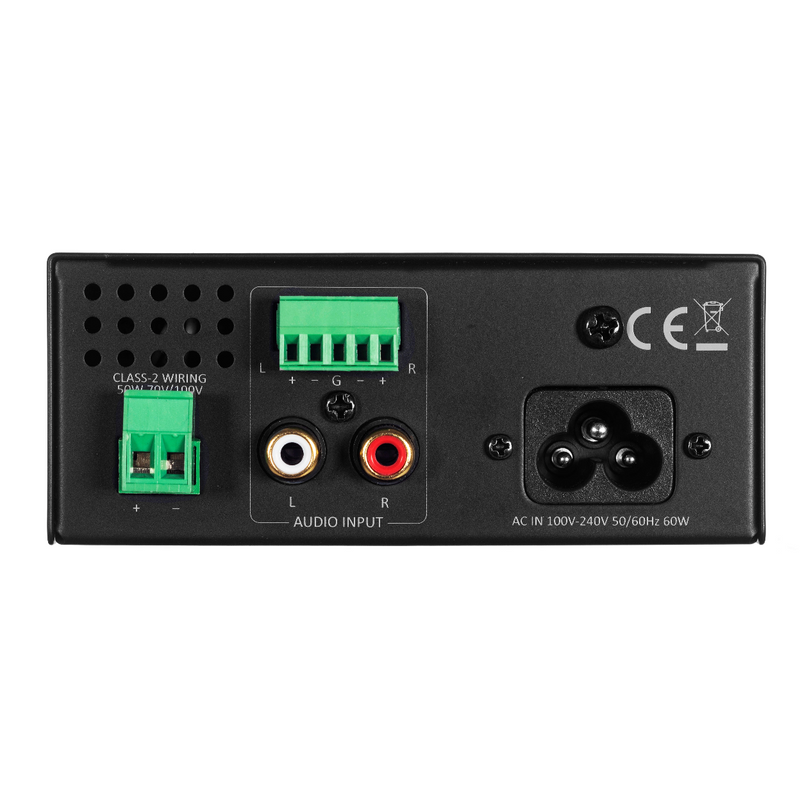 SB-65-BL-AMP-Pack Professional Surface Mount Subwoofer & 4 Satellite w ...