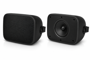 EC-650-BL-V2 / IPX66 Full Range Coaxial Driver Indoor/Outdoor Speaker - Black (pair)