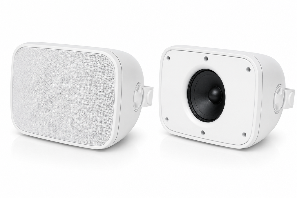 EC-650-WH-V2 / IPX66 Full Range Coaxial Driver Indoor/Outdoor Speaker - White (pair)