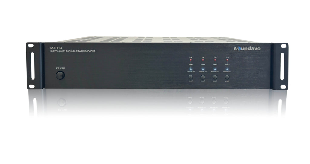 MZA-8 Digital 8-Channel/4-Zone Power Amplifier with S/PDIF Input and Subwoofer Output