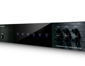PSA-1250V Commercial Multi-Channel Amplifier - Supports 4/8 Ohm & 70/100V Output