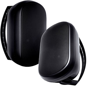 EC-650-BL indoor/outdoor weather-resistant speakers - Black (pair)