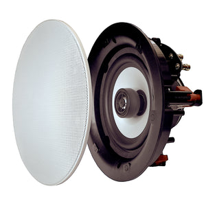 SD-8S-ALU High Definition In-Ceiling 8" Aluminum Cone Speaker (Pair)