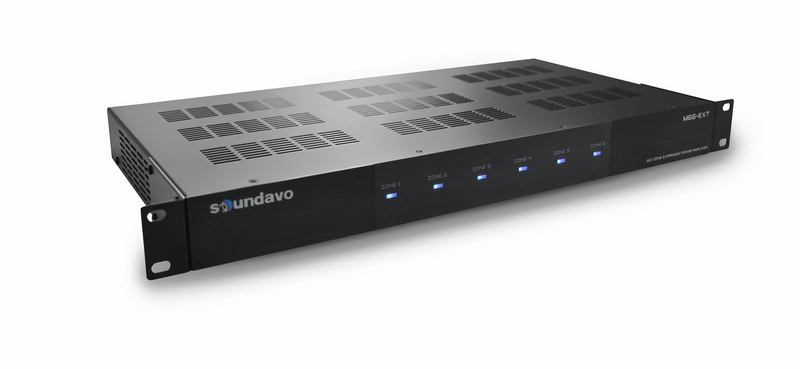 Six Zone Router M66-EXT Six-Zone Expansion Power Amplifier (work as the Slave unit with ...